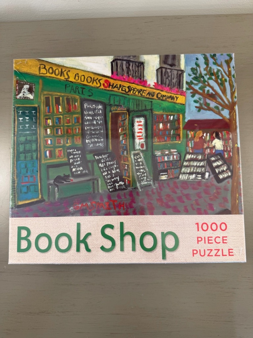 NEW 1000-piece Jigsaw Puzzle BOOK SHOP by Gibbs Smith 2014 Hobby Pastime